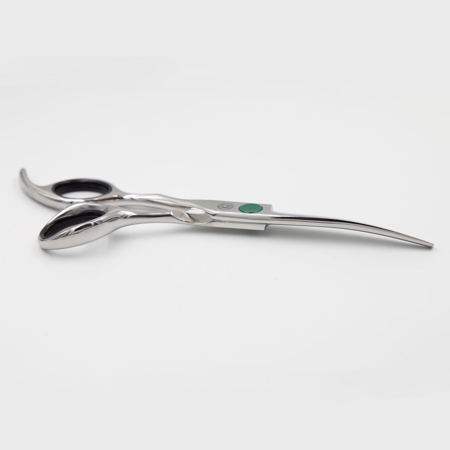 6" Left-Handed Curved Scissors Angled View