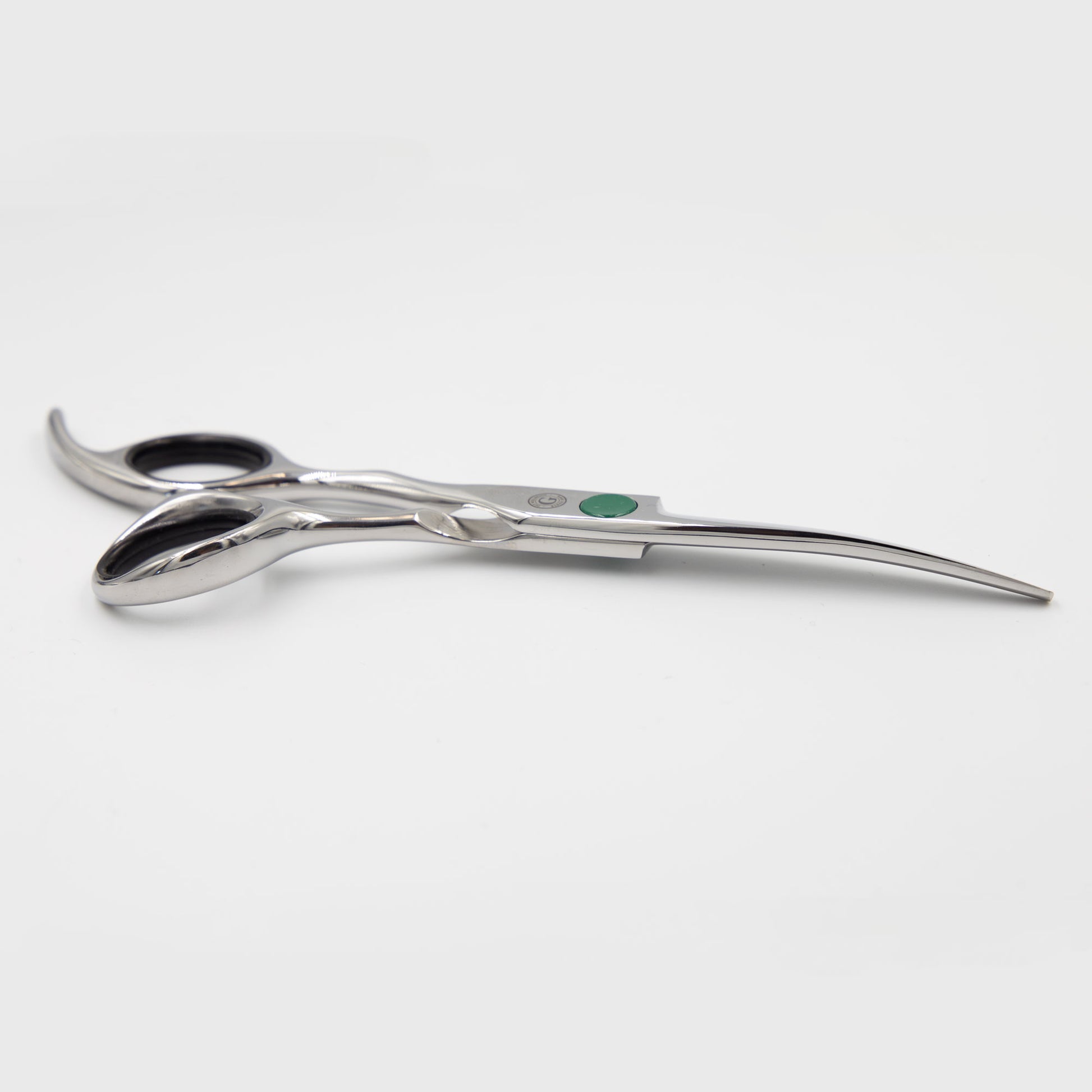 6" Left-Handed Curved Scissors Angled View