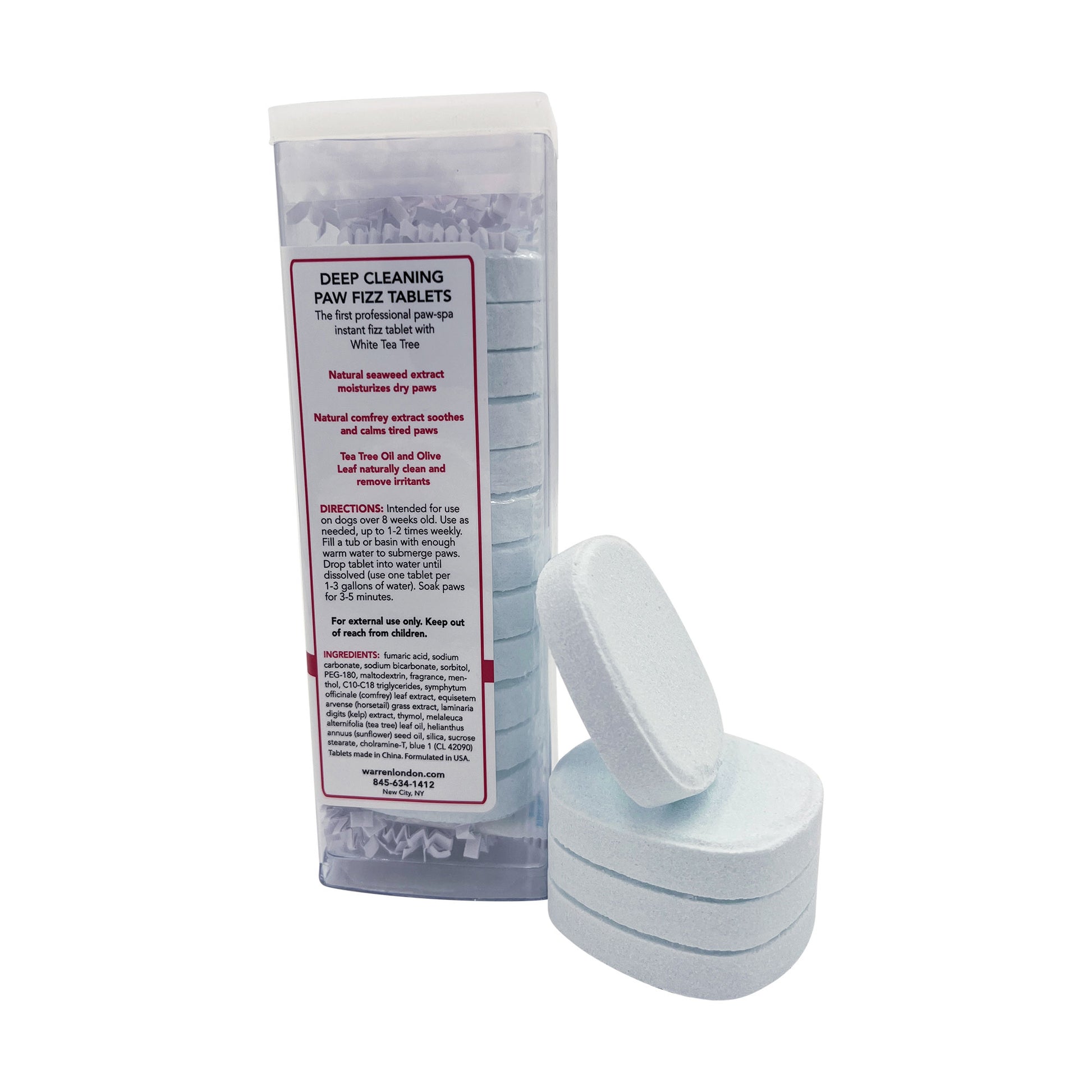 Deep Cleaning Fizz Tablets Side of Pack