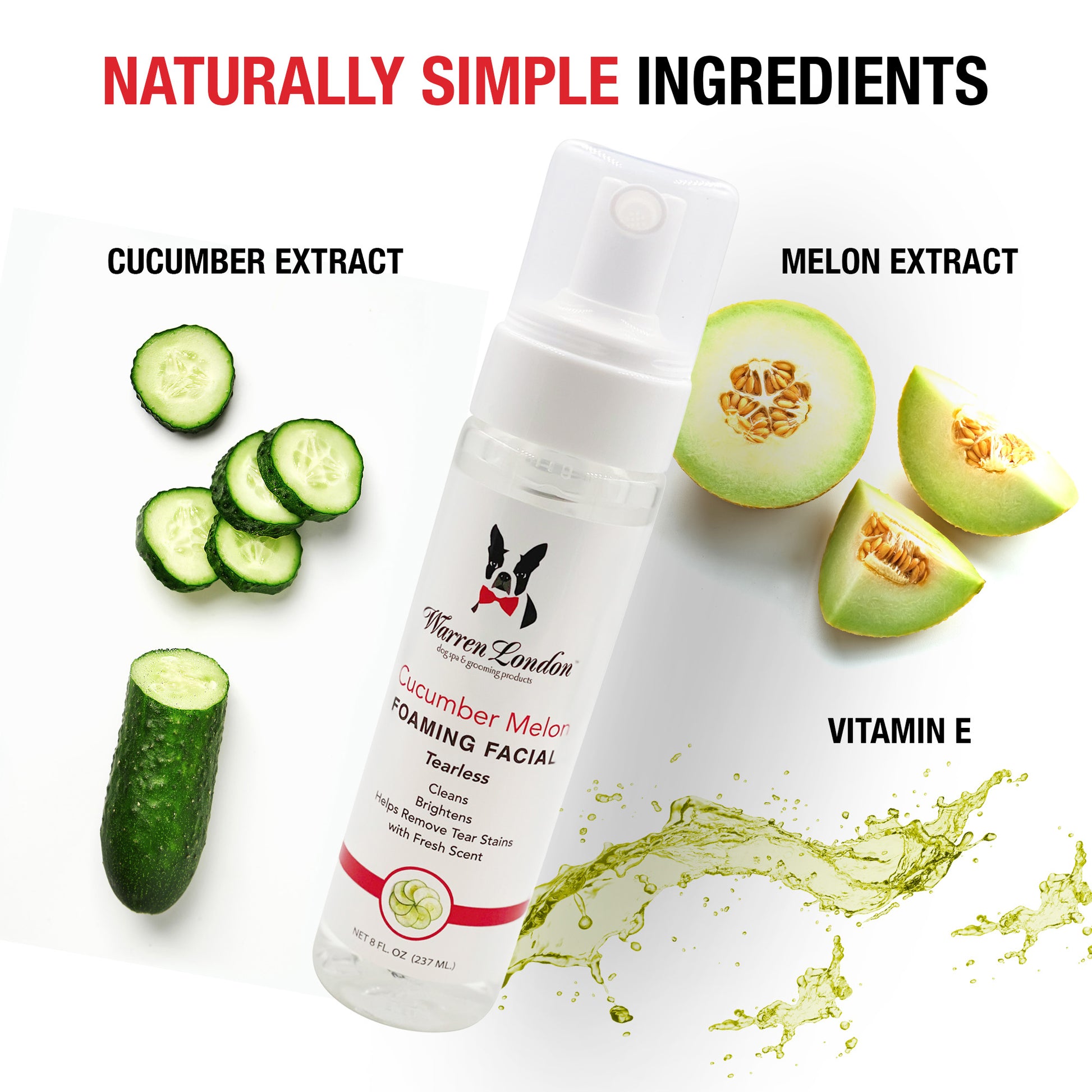 Cucumber Melon Foaming Facial Ingredients