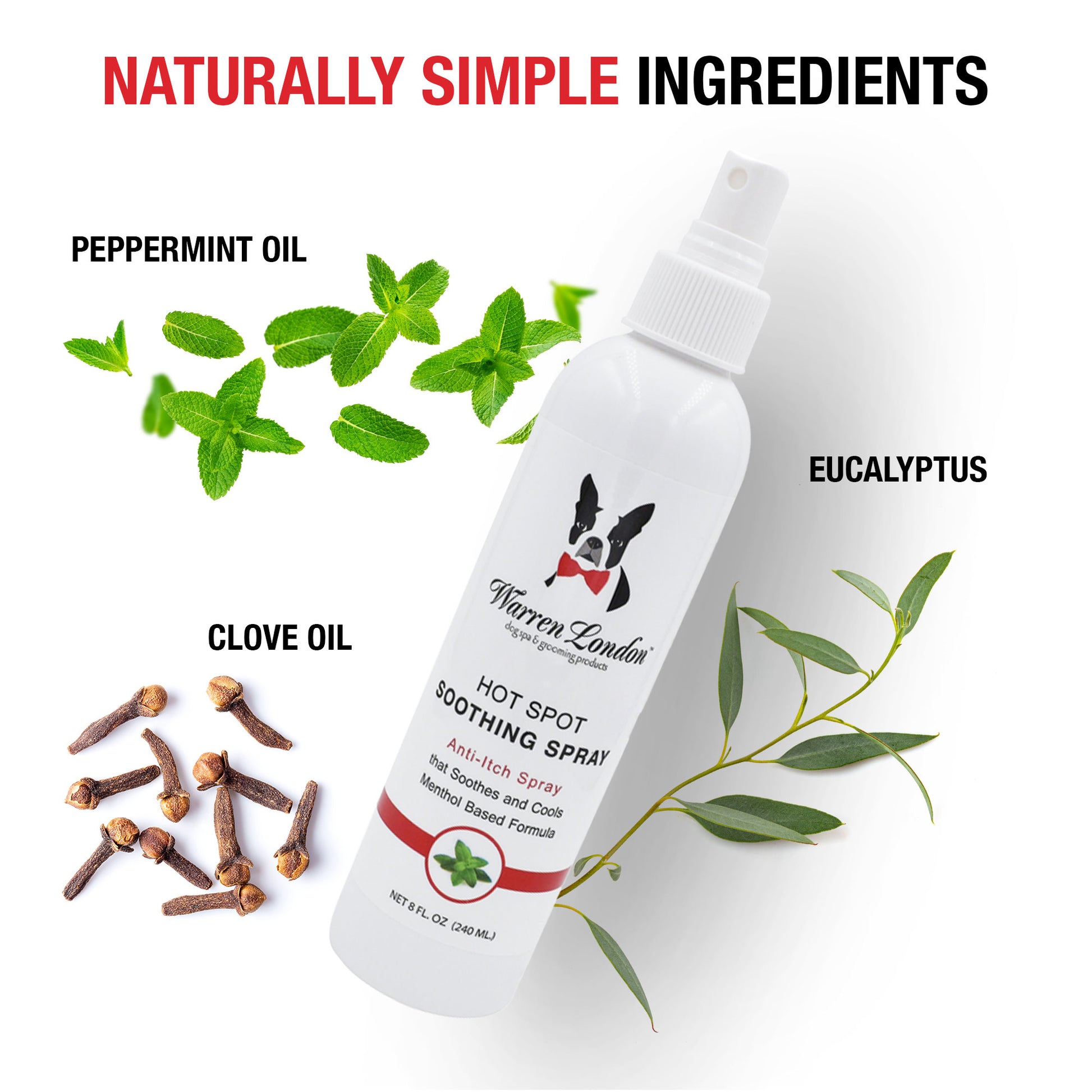 Hot Spot Soothing Spray Ingredients