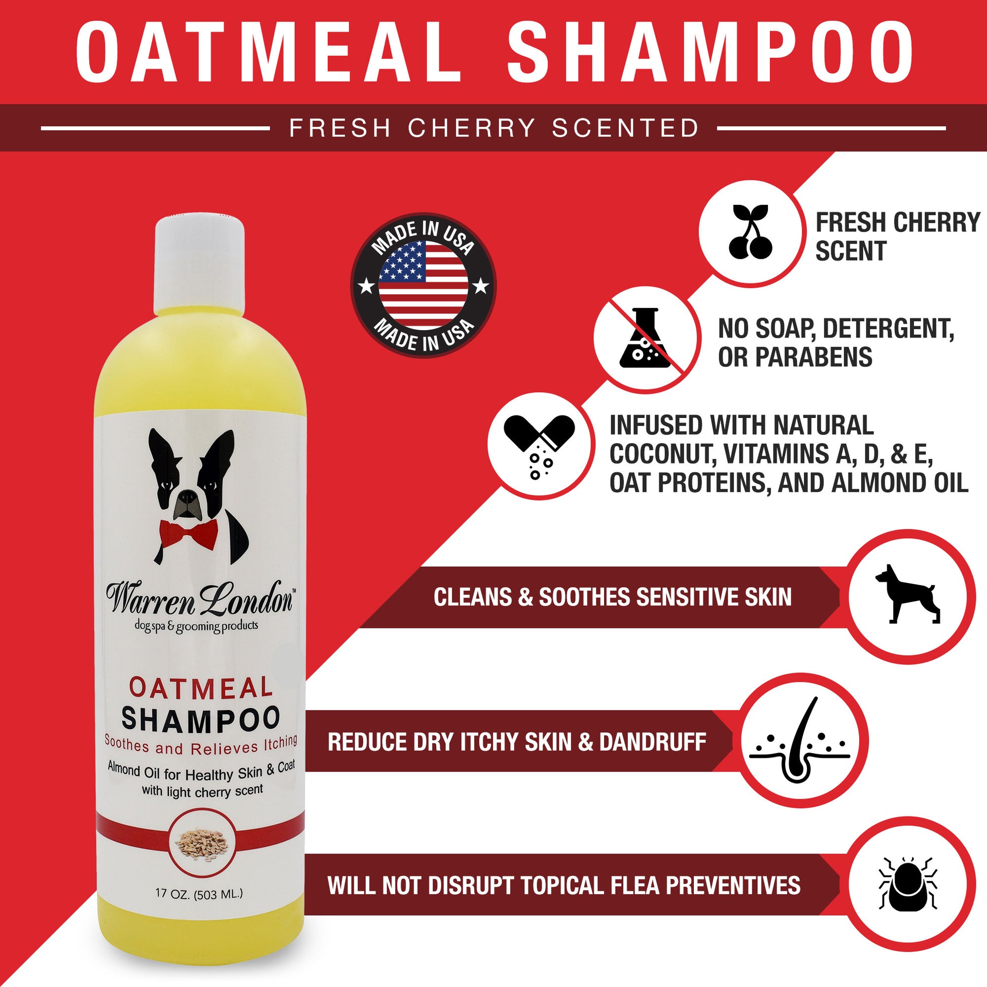 Oatmeal Dog Shampoo Benefits