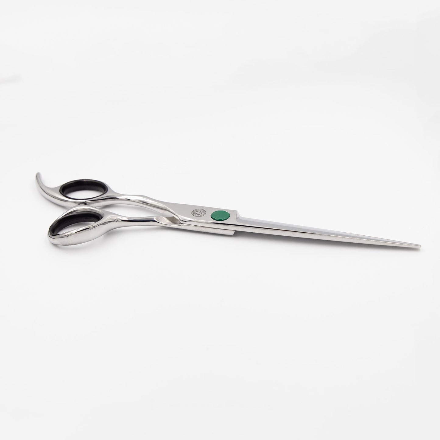 7" Left-Handed Straight Scissors Angled View