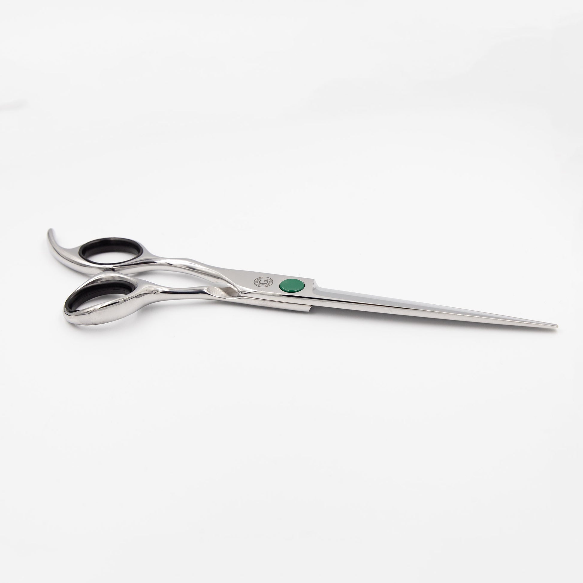 7" Left-Handed Straight Scissors Angled View