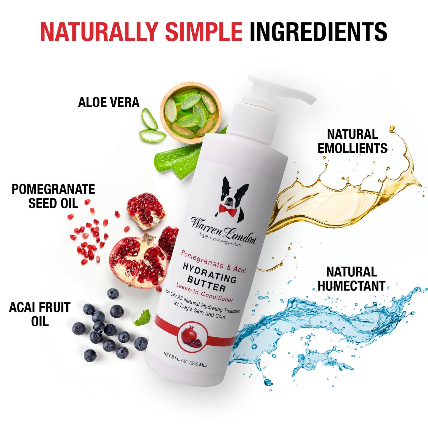 Warren London Hydrating Butter - Pomegranate & Acai