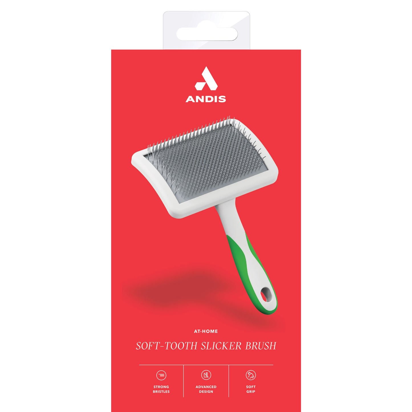 Soft-Tooth Slicker Brush Front Package