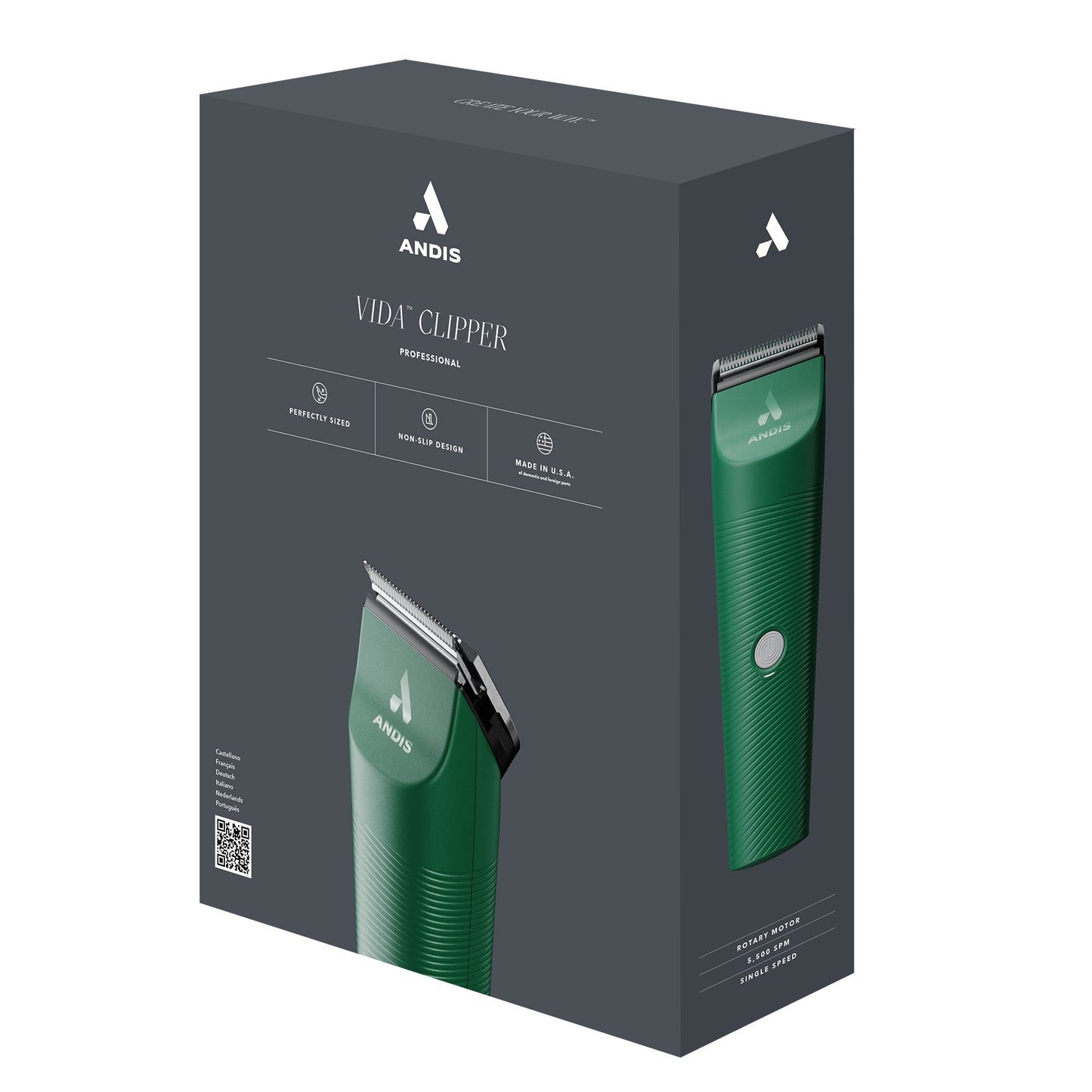 Andis Vida Cordless Clipper Box