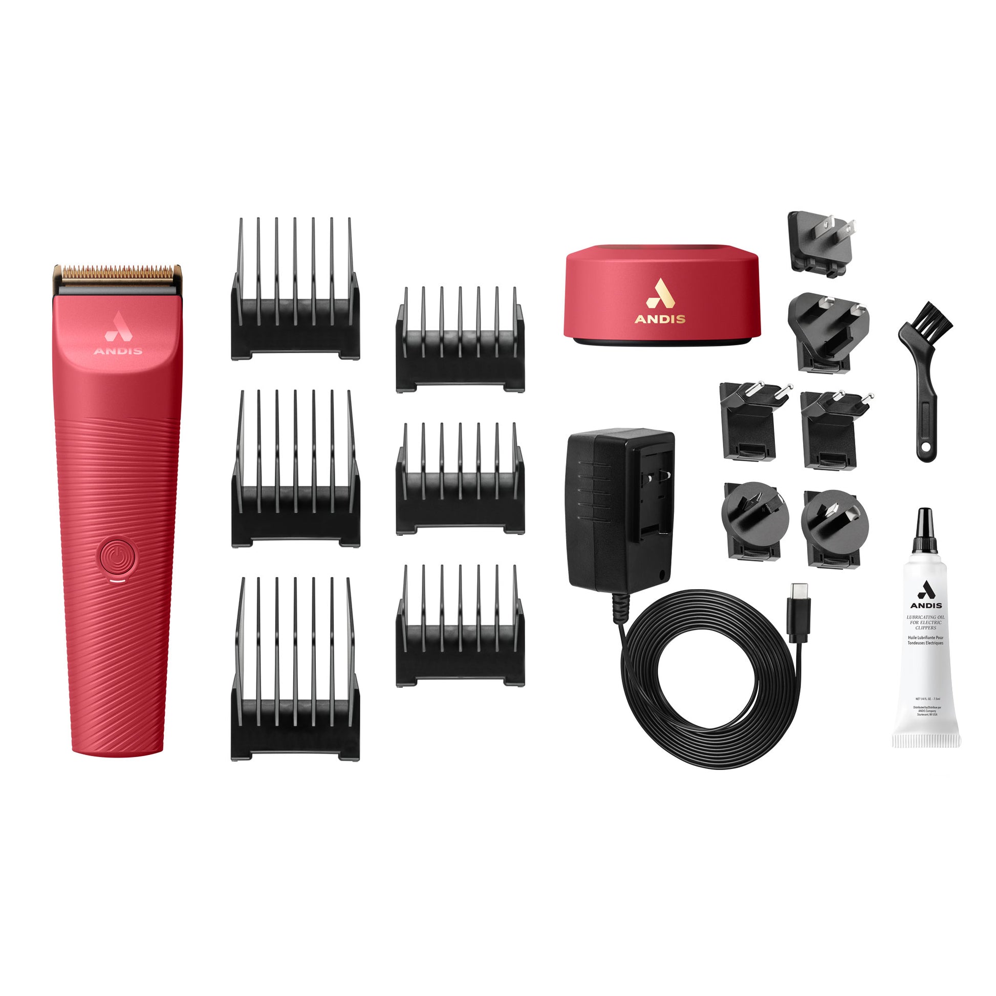 Andis Vida Cordless Clipper Kits Contents