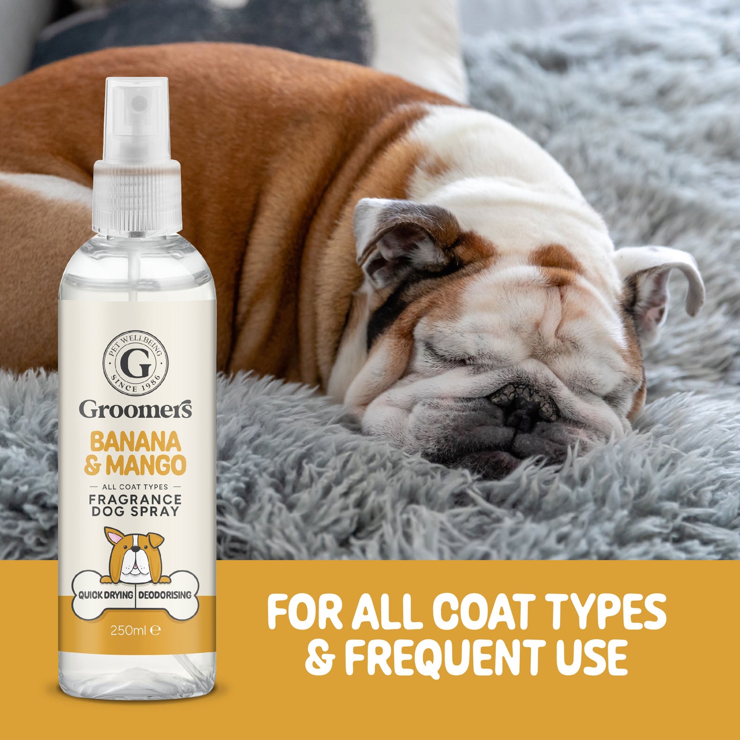 Dog Fragrance Spray for all Coat Types