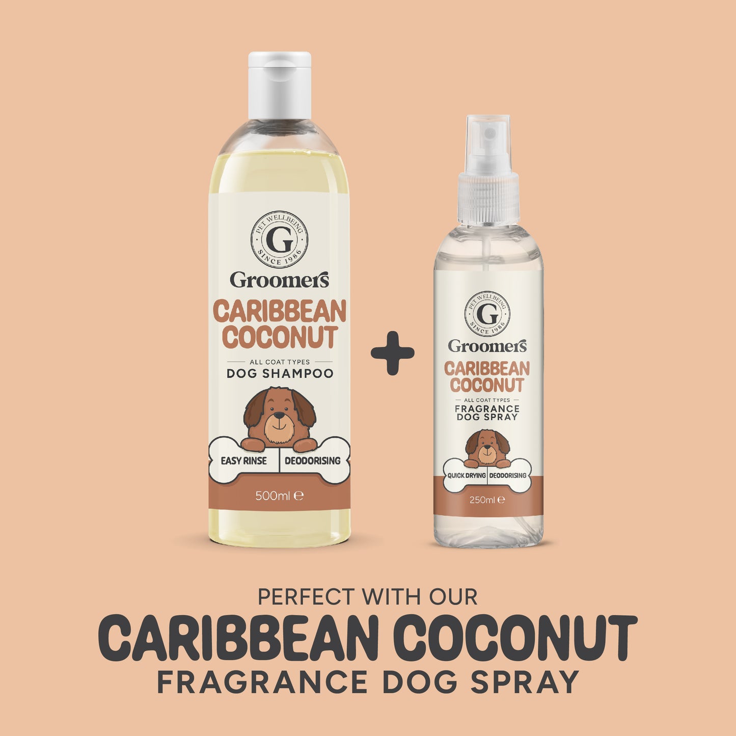 Caribbean Coconut Deodorising Dog Shampoo & Spray