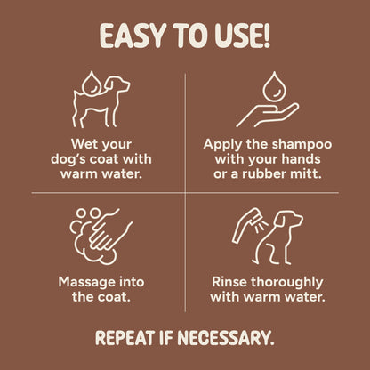 Caribbean Coconut Deodorising Dog Shampoo How to Use