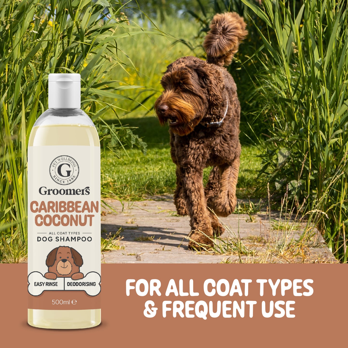 Caribbean Coconut Deodorising Dog Shampoo Frequent Use