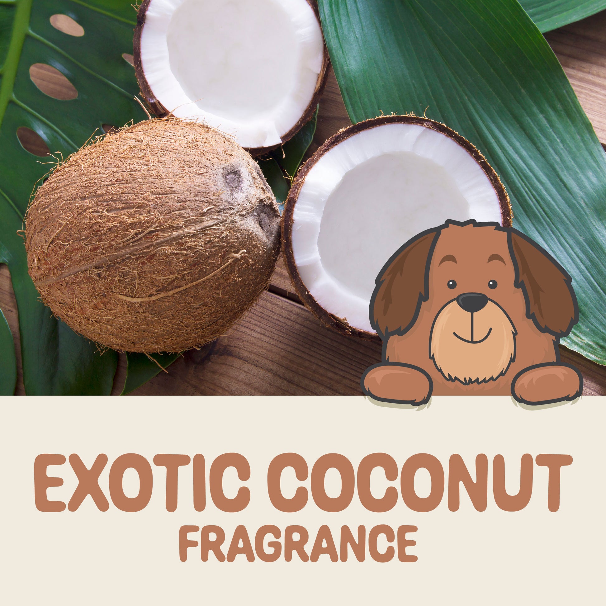 Dog Spray with Exotic Coconut Fragrance