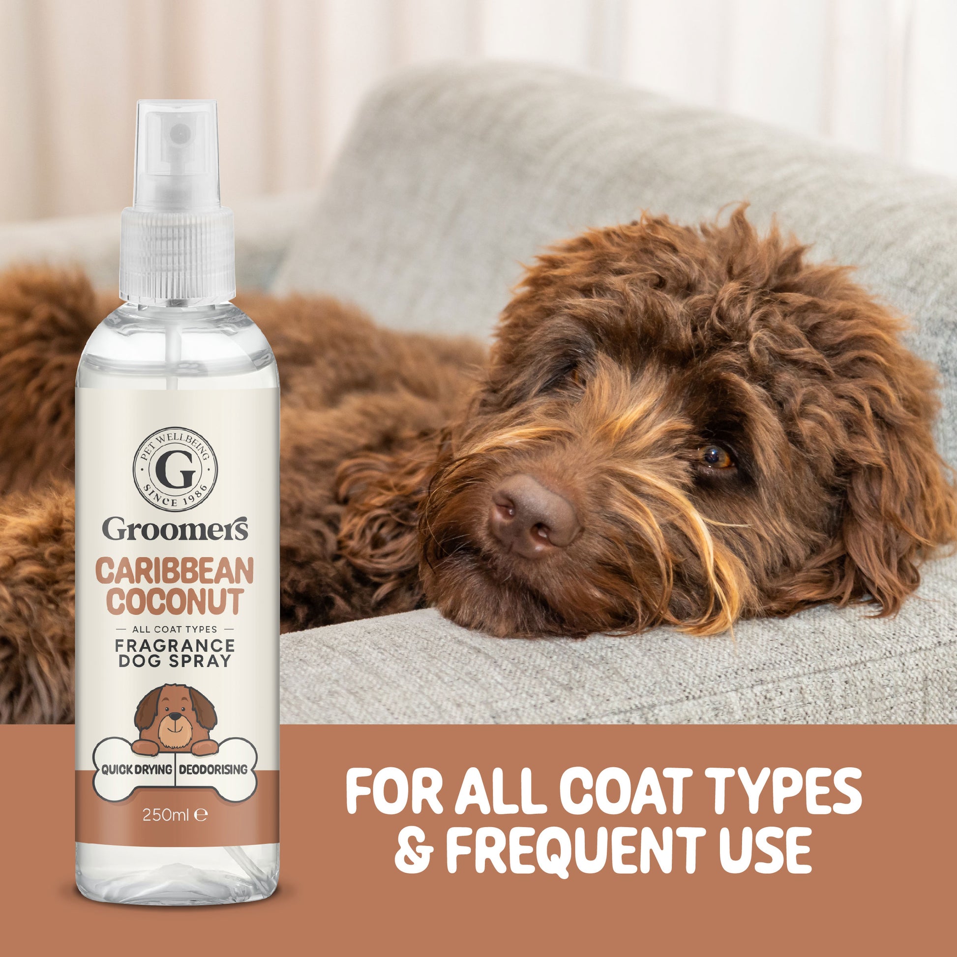 Dog Fragrance Spray for All Coat Types