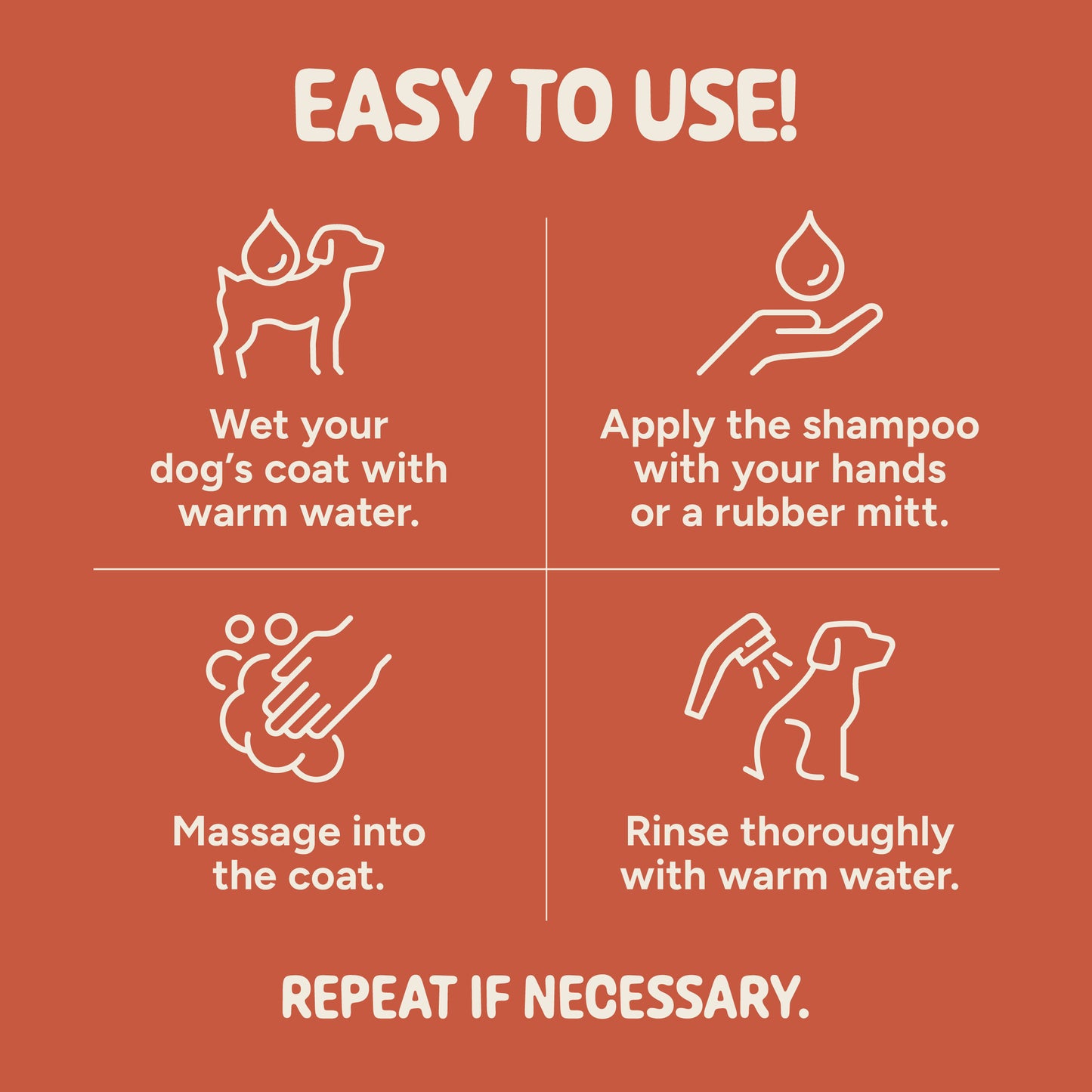 Peach & Apricot Dog Shampoo How to Use