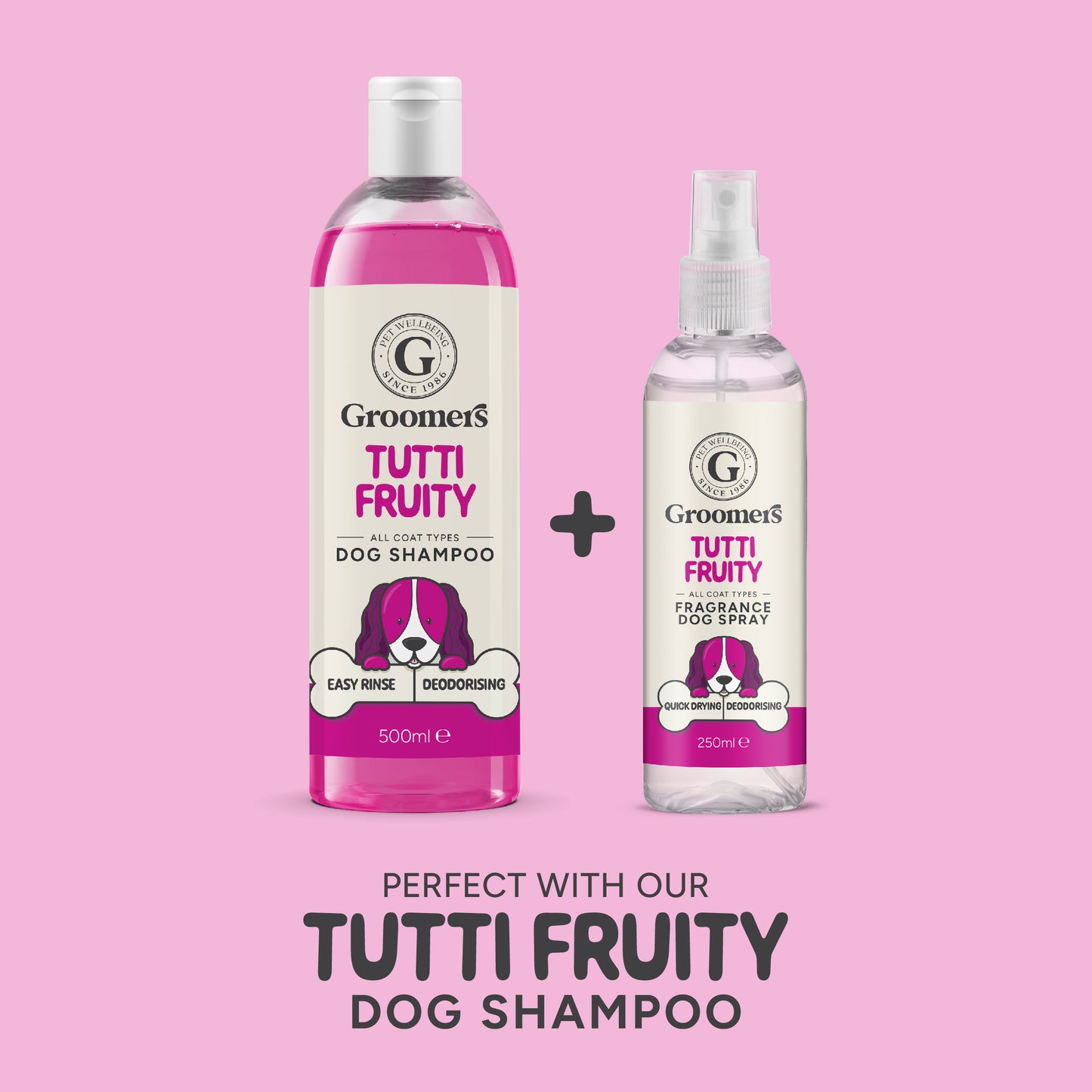 Groomers Deodorising Dog Fragrance Spray - Tutti Fruity