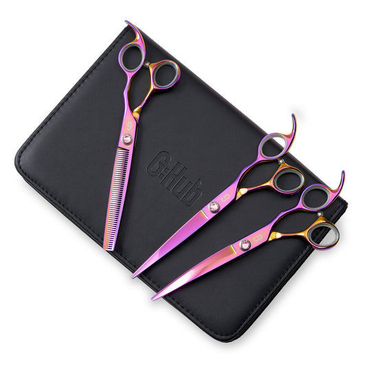 G:Hub Ombre Scissor Set on Case