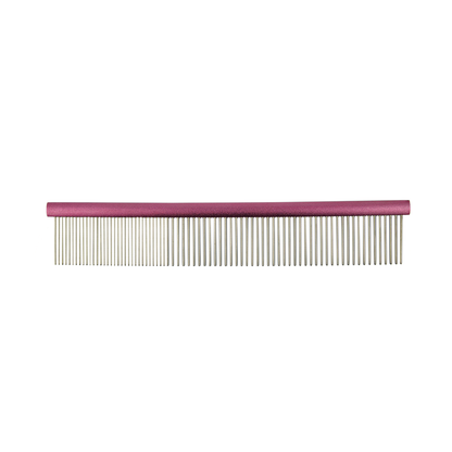 Pink Handle Dog Grooming Comb