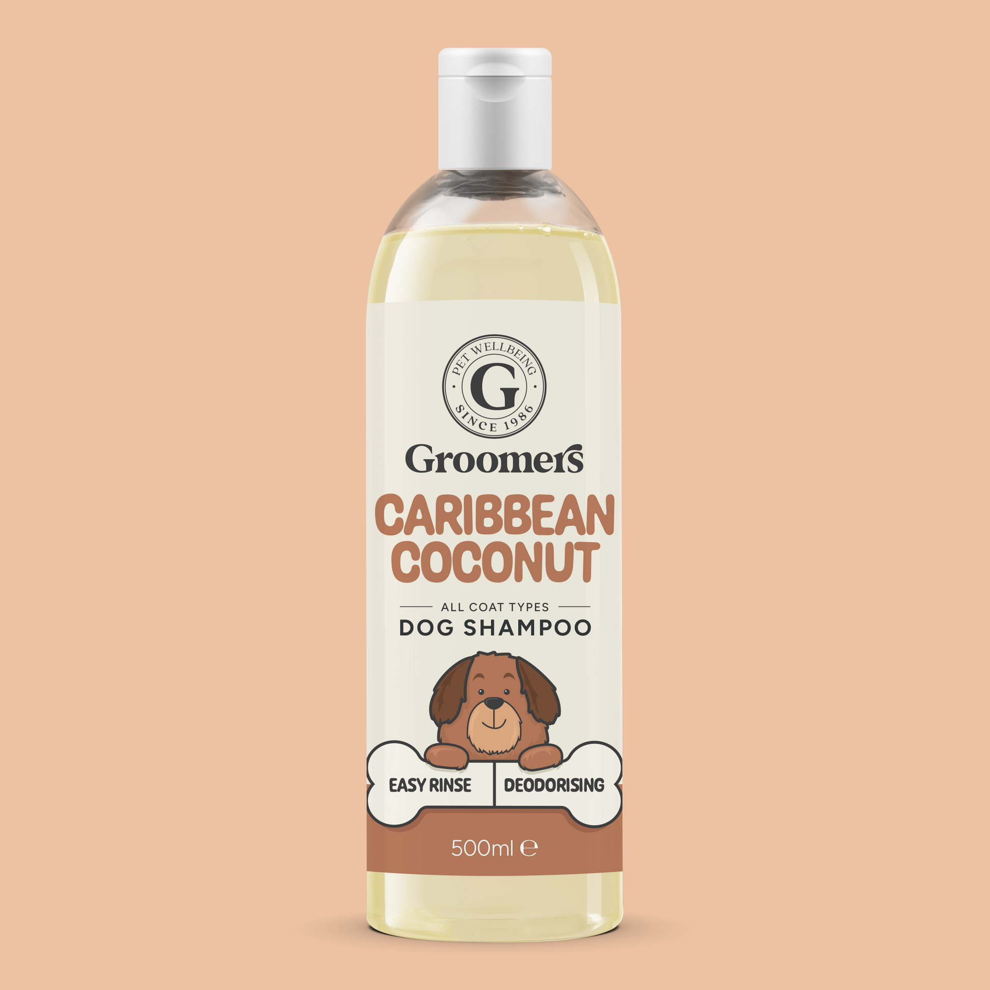 Groomers Caribbean Coconut Deodorising Dog Shampoo