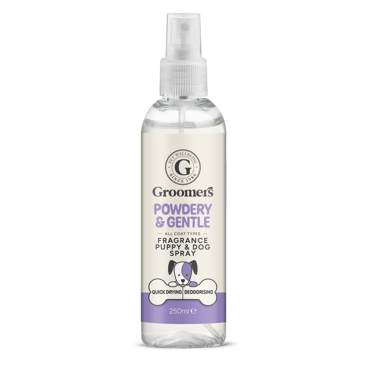 Powdery & Gentle Deodorising Dog Fragrance Spray 250ml