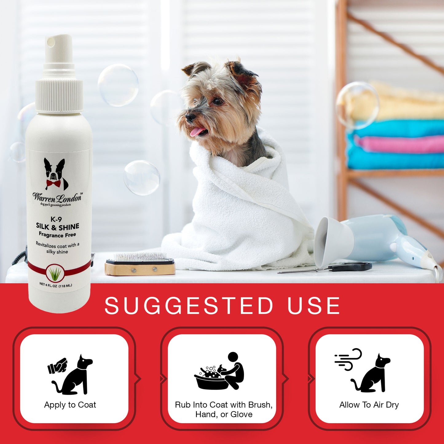 Warren London K-9 Silk and Shine Spray