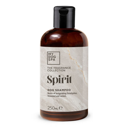 My Dog Spa Spirit Shampoo on White Background