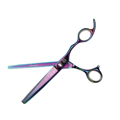 Rainbow 7 Inch Thinning Scissors